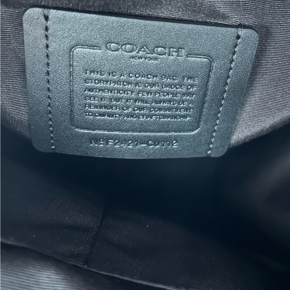Coach Racer Backpack CU112 Retail $650 Black